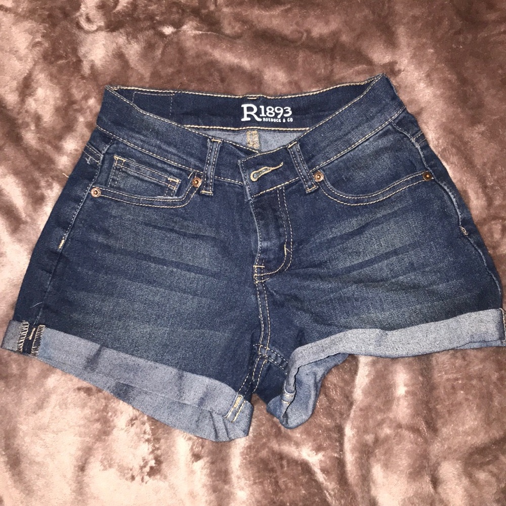 High waisted Denim shorts